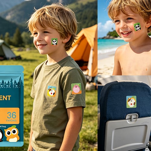 Gentle Herbal Waterproof Mosquito Repellent Patch